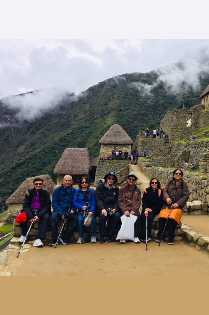83 y/o hiking Machu Picchu after double knees